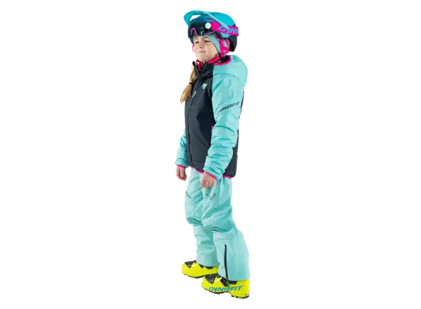 Dynafit Youngstar 3L dziecięce spodnie z szelkami Marine Blue