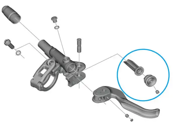 Shimano BL-M9100 membrana hamulcowa