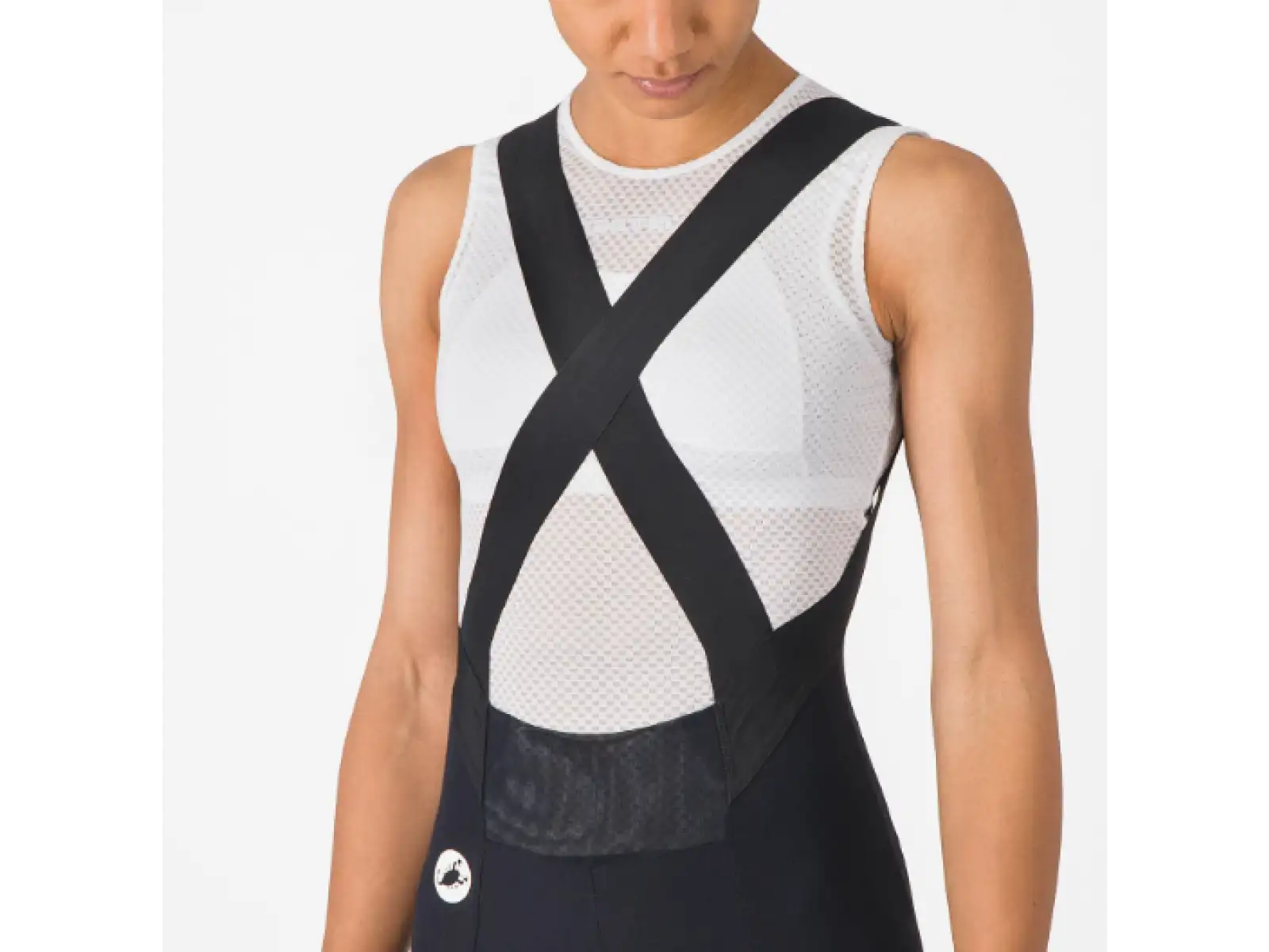 Castelli Espresso 2 W damskie spodenki z wkładką i szelkami Black