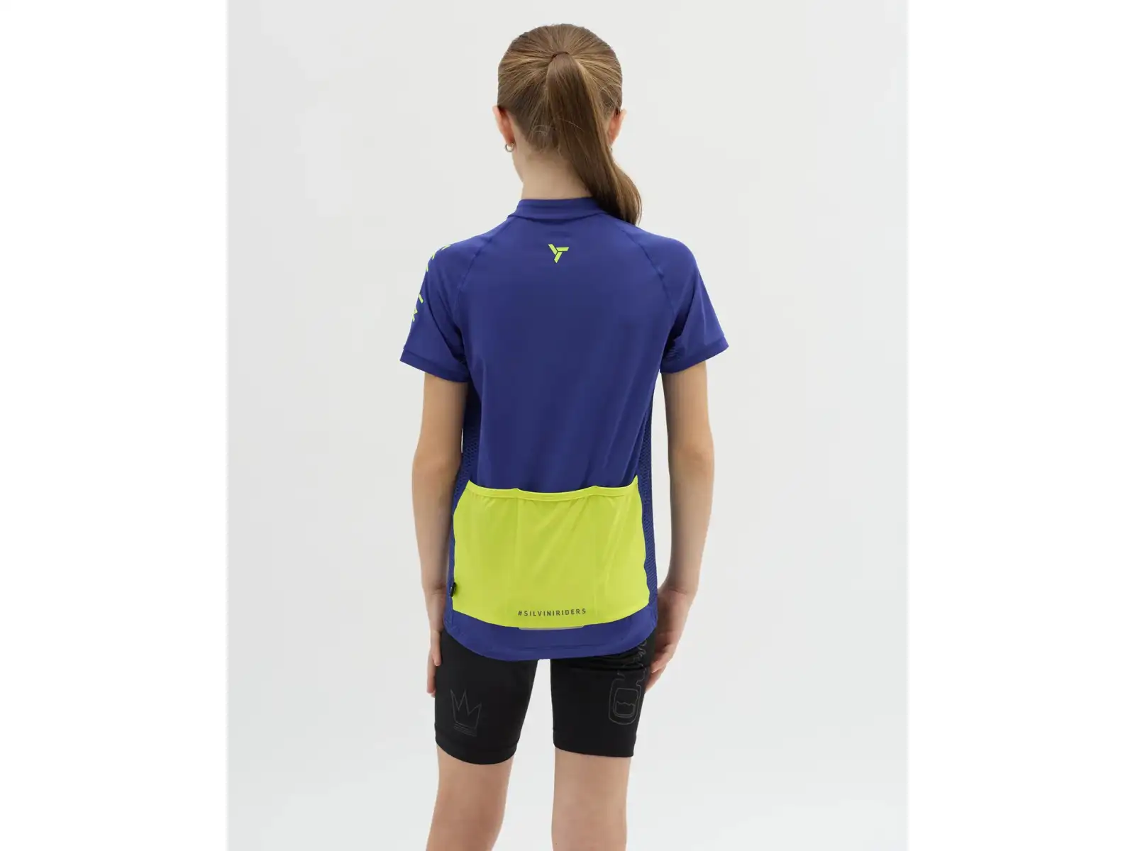 Silvini Mazzani dziecięcy dres krótki rękaw Blue/Neon