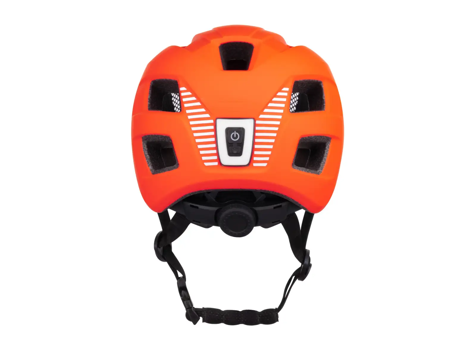 Force Zebu kask dziecięcy z lampką pomarańczowa