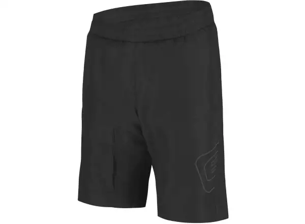 Etape Rascal 2.0 dziecięce luźne spodenki z wkładką czarna