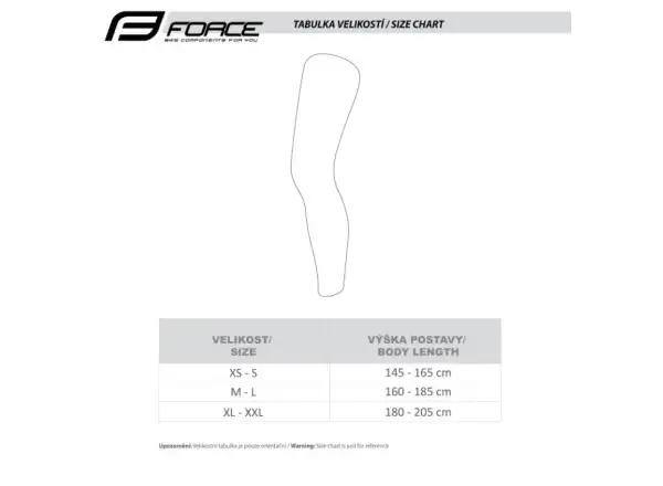 Force Breeze ocieplacze na nogi czarna