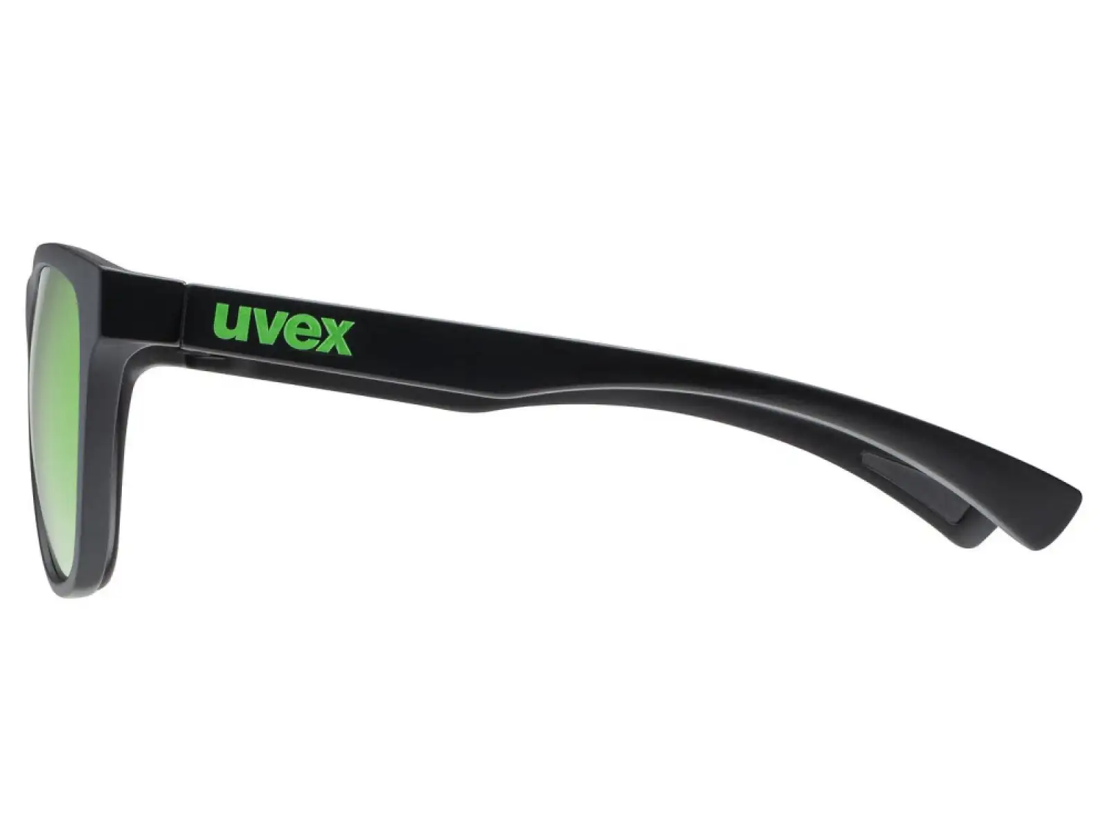 Uvex ESNTL Spirit okulary Black Matt/Mirror Green