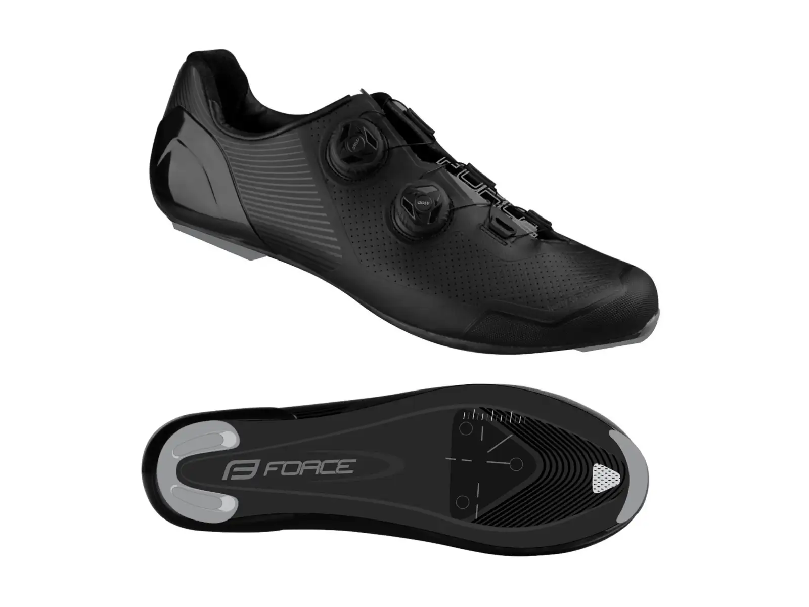 Force Road Warrior Carbon szosowe męskie buty rowerowe czarna