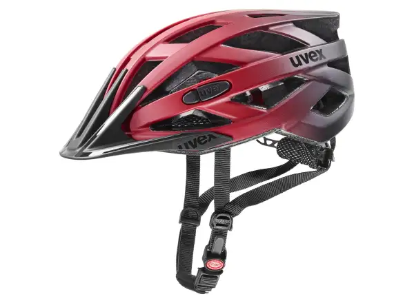 Uvex I-vo cc kask red black mat