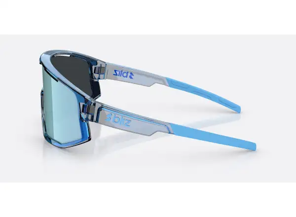Bliz Fusion Small okulary przeciwsłoneczne Transparent Blue/Smoke Ice Blue Multi