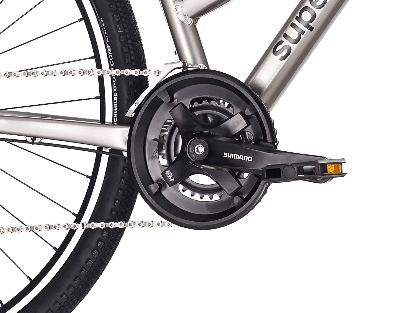 Superior Blox 6.0 MS rower trekingowy Gloss Dark Chrome