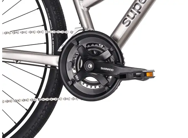 Superior Blox 6.0 MS rower trekingowy Gloss Dark Chrome