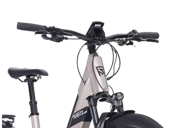 Rock Machine Crossride e450 FS niskonastupowe pełne zawieszenie rower elektryczny Sand Grey/Black