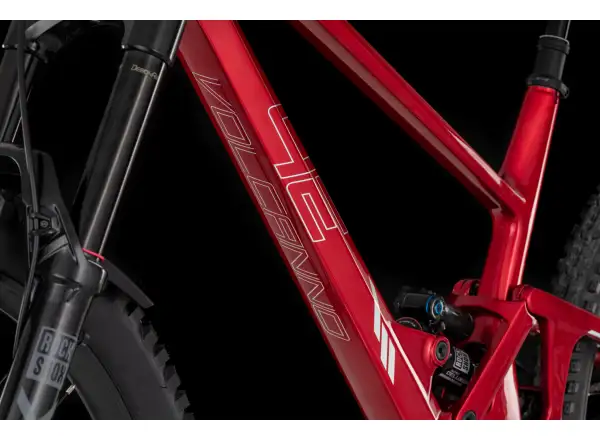 4Ever Volcanno Vesuv rower górski z pełnym zawieszeniem Flame Red/Hologram
