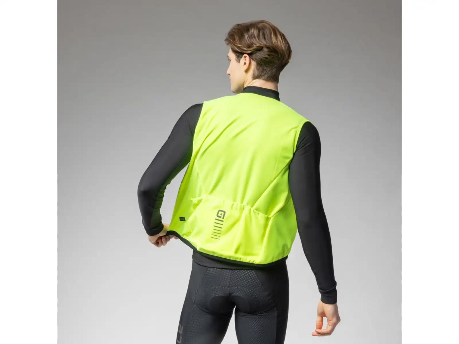 Alé PR-E Thermo 2.0 męska kamizelka rowerowa Fluo Yellow