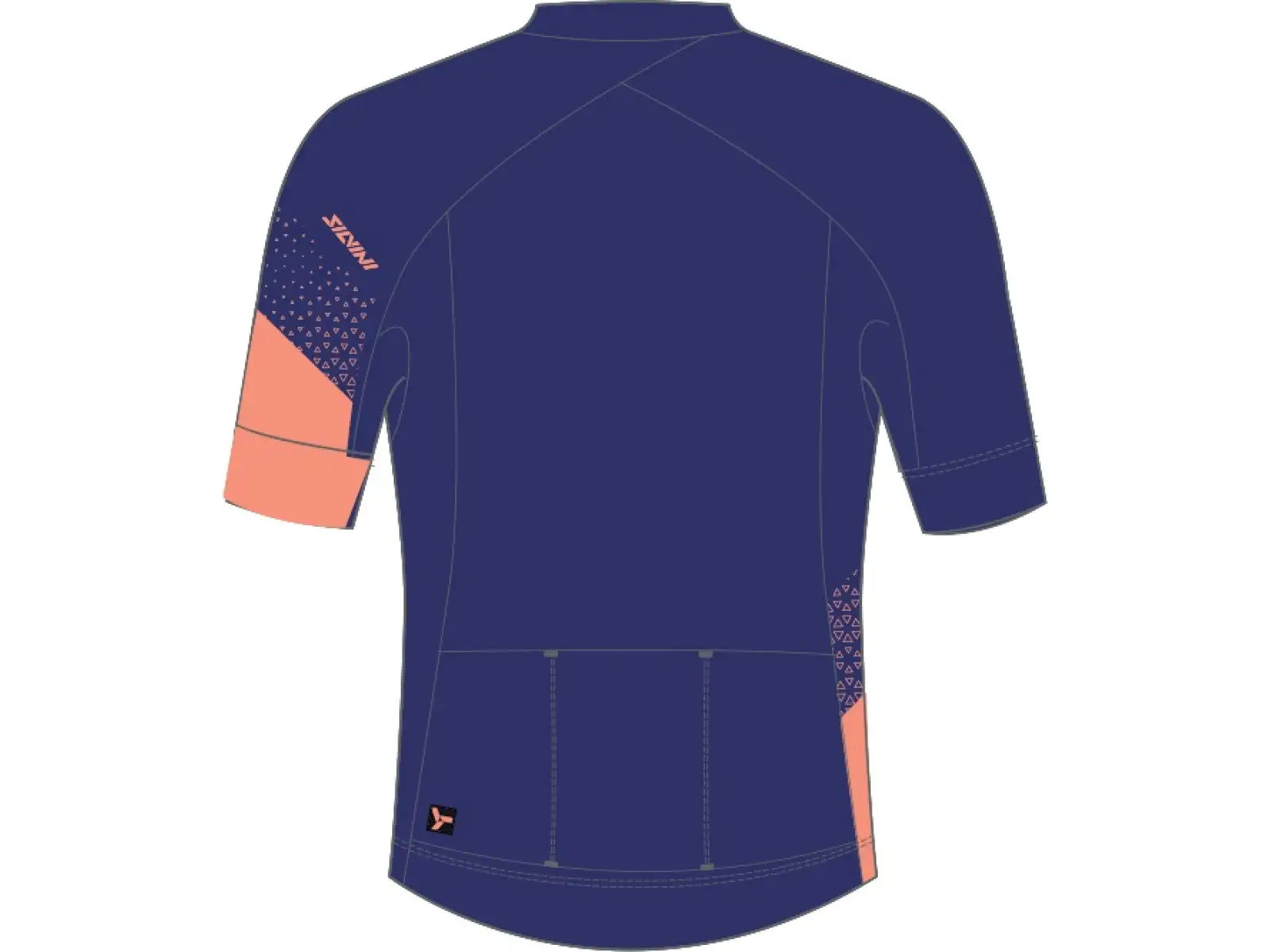 Silvini Rosalia damski dres krótki rękaw navy/coral
