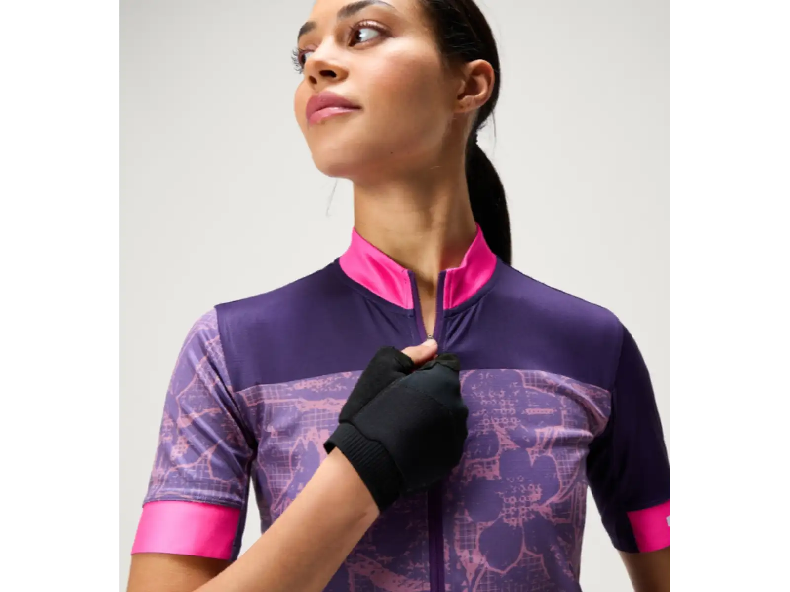 Endura FS260 Floral damski dres krótki rękaw Bramble