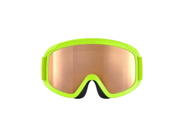 POC POCito Retina dziecięce gogle narciarskie Fluorescent Yellow/Green/Partly Sunny Light Orange
