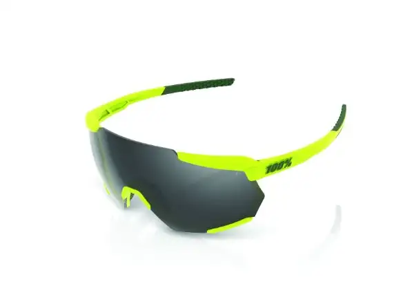 100% Racetrap Soft Tact Banana okulary Black Mirror Lens