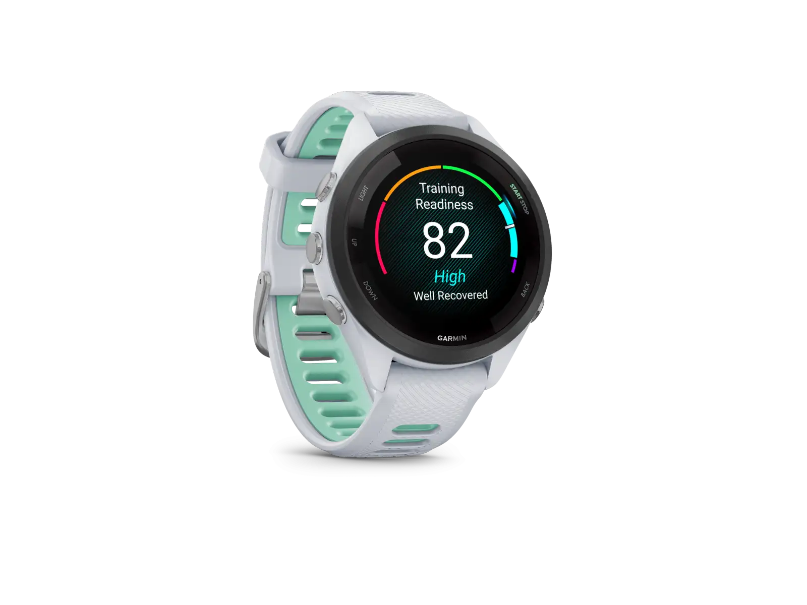 Garmin Forerunner 265S smartwatch Whitestone