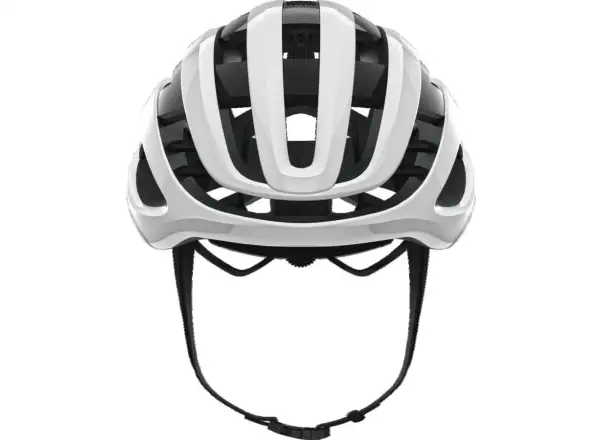 Abus AirBreaker kask rowerowy szosowy Polar White Shiny