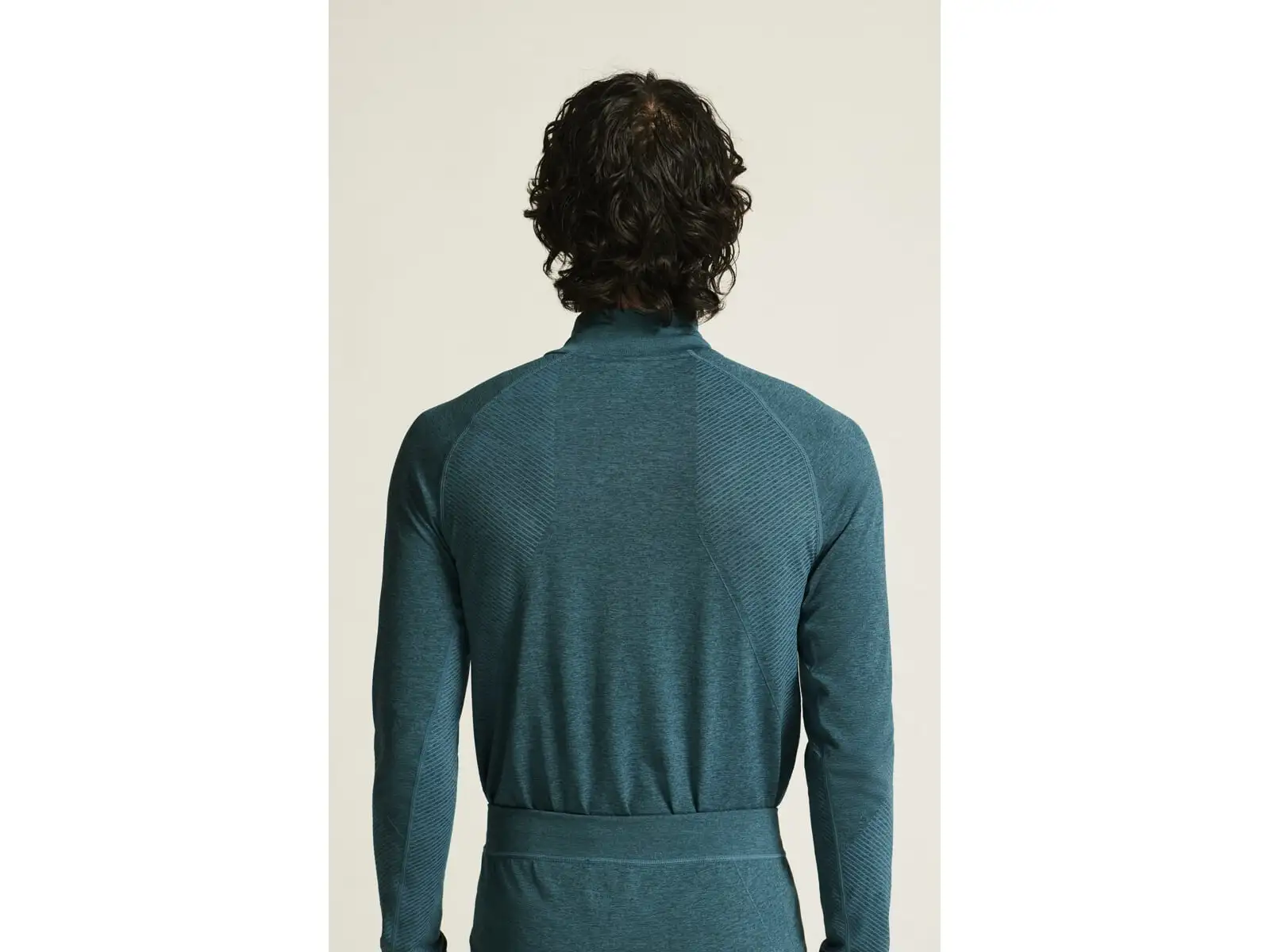 Craft Core Dry Active Comfort Zip męska koszulka długi rękaw zielona
