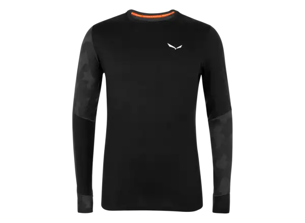 Salewa Cristallo męska koszulka z długim rękawem black out