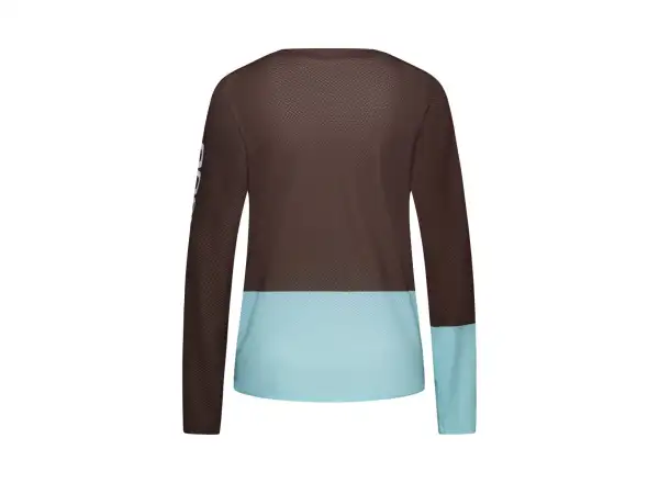 POC Motion Air damska koszulka z długim rękawem Bronzite Brown/Lazurite Blue