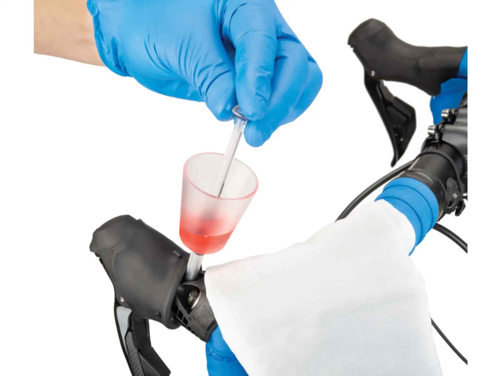 Park Tool PT-BKM-1 profesjonalny zestaw do odpowietrzania hamulców z Mineral Oil