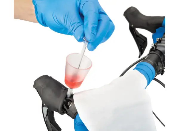 Park Tool PT-BKM-1 profesjonalny zestaw do odpowietrzania hamulców z Mineral Oil