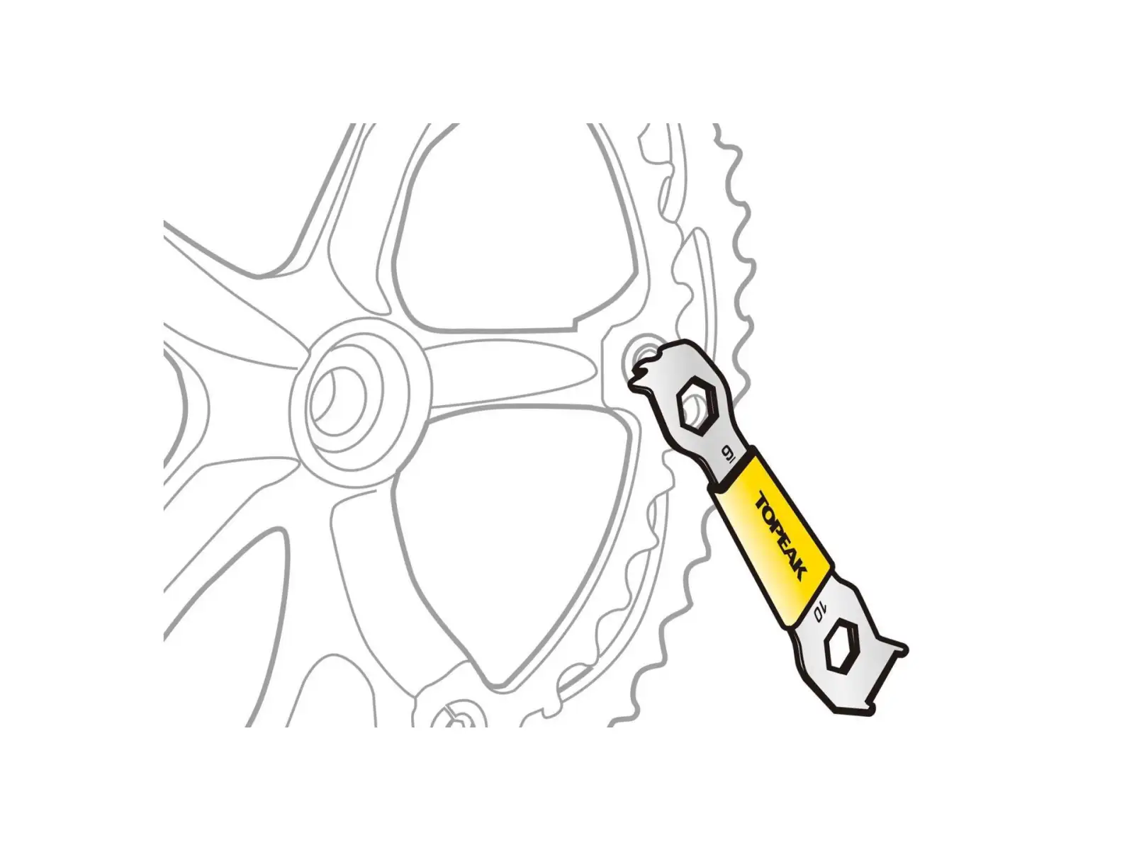 Topeak Chainring Nut klucz