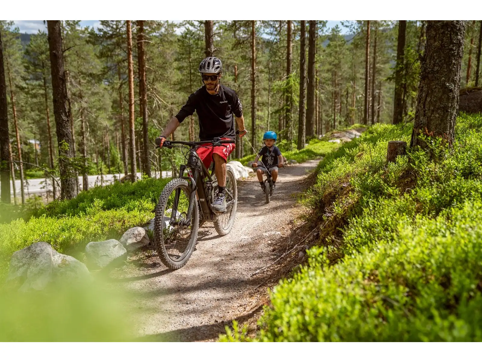 Kidreel kołowrotek do rowerów dziecięcych różowy