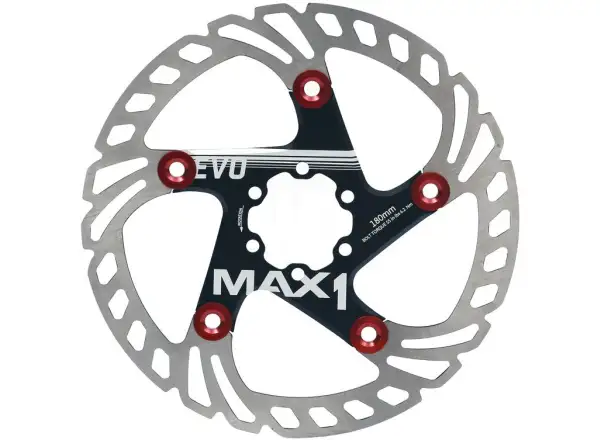 MAX1 Evo tarcza hamulcowa 180 mm czarny