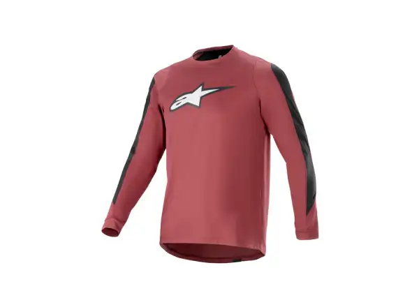 Alpinestars A-Dura Dri Astar męska koszulka z długim rękawem Burgundy