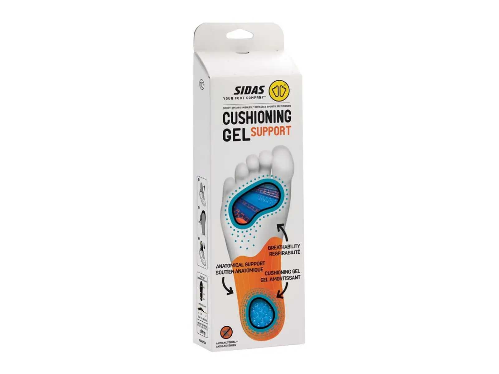 Sidas Cushioning Gel Support V2 wkładki do butów 1 para