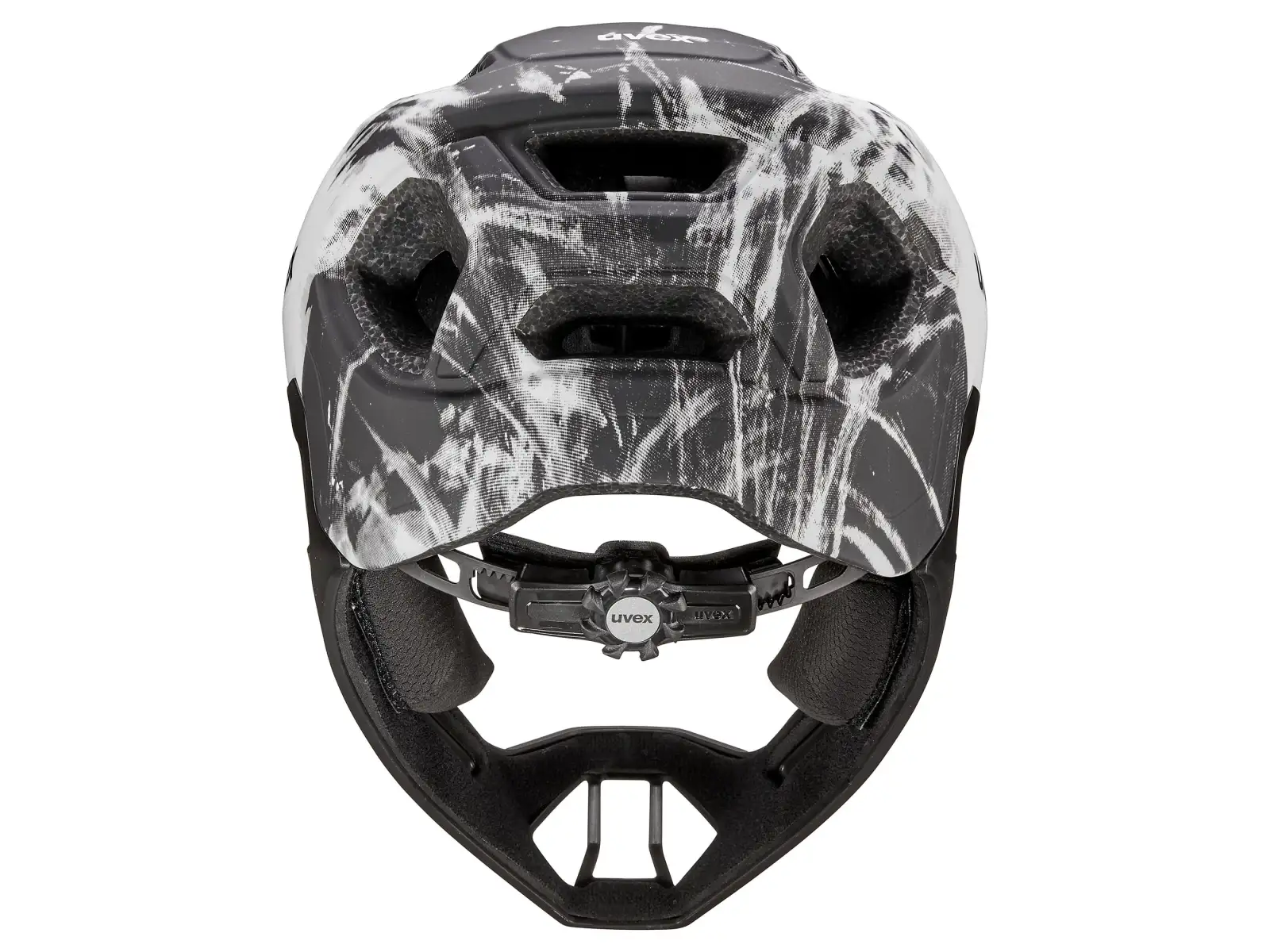 Uvex React JR Fullface kask MTB White Matt