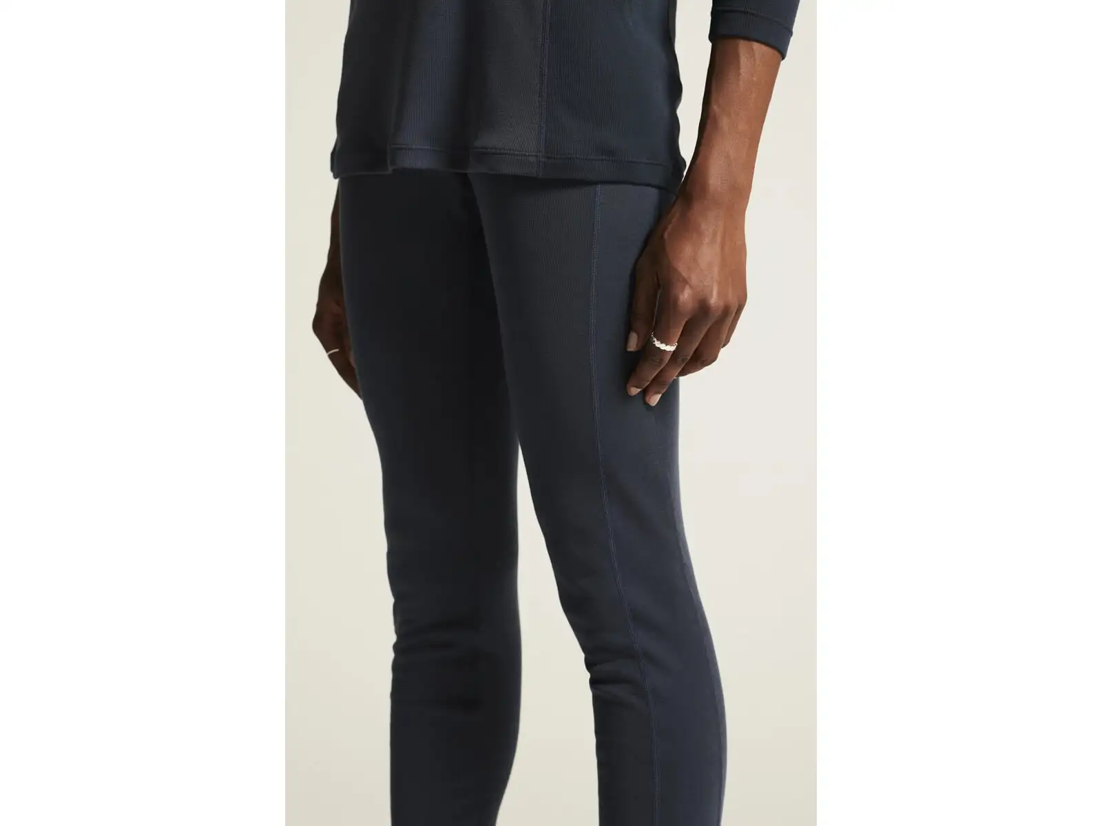Craft Core Warm Baselayer damski zestaw koszulka długi rękaw+spodnie niebieska