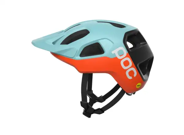POC kask Cularis Indicolite Blue Matt/Carnelian Orange Matt