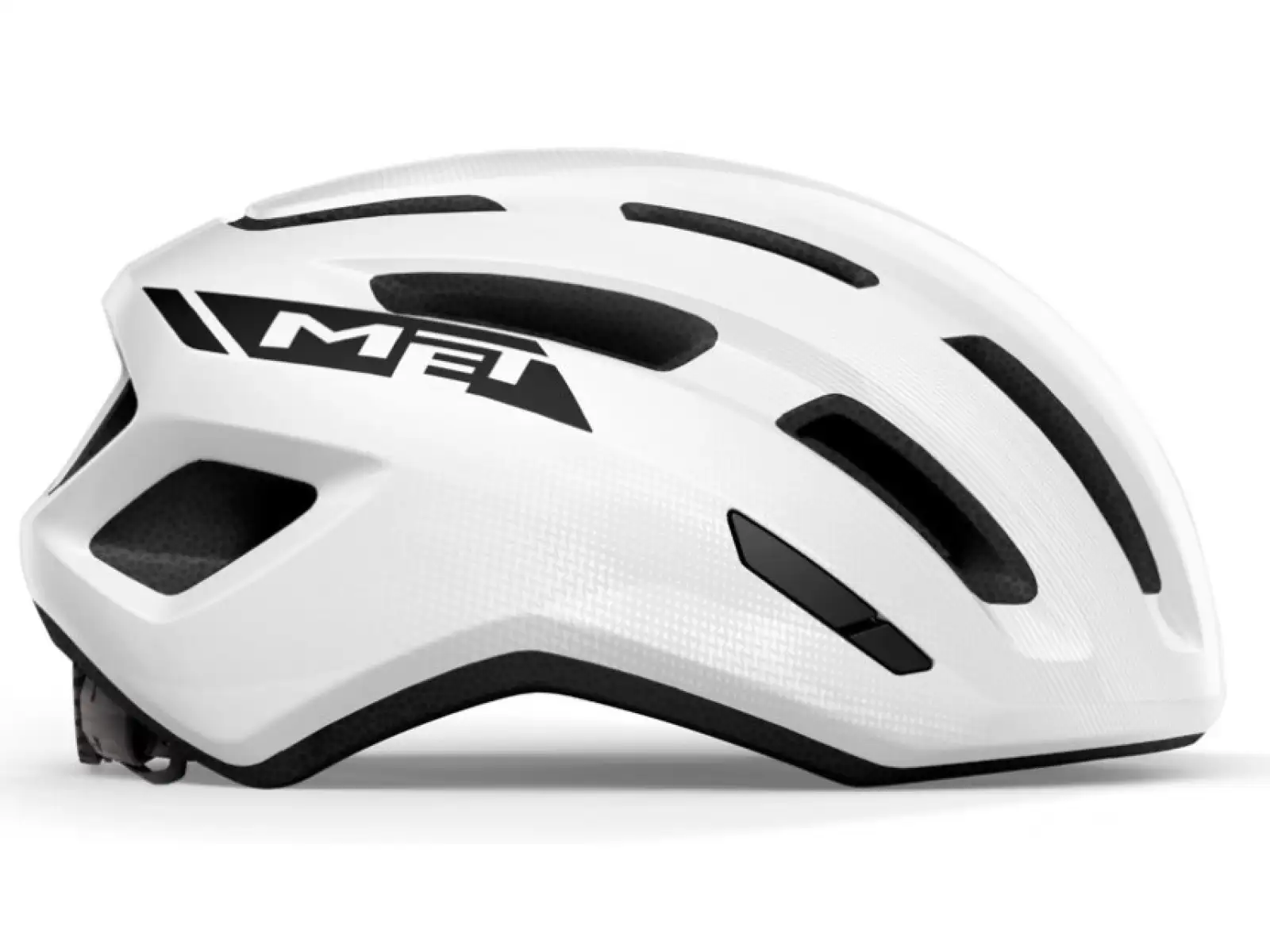 MET Miles MIPS kask biała błyszcząca