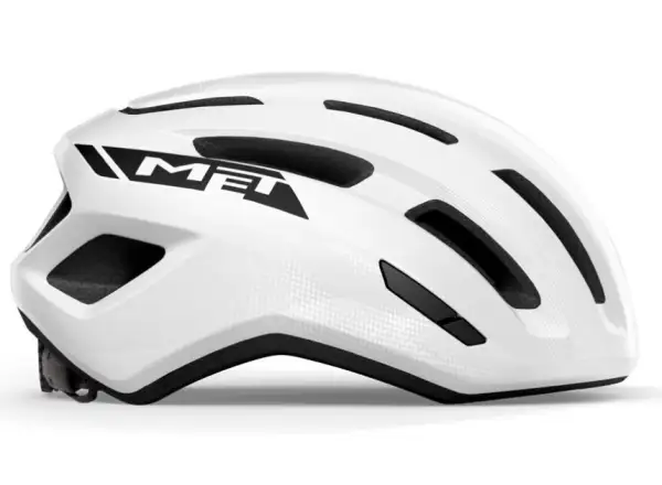 MET Miles MIPS kask biała błyszcząca