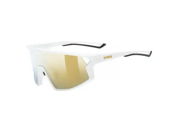 Uvex Skyryse okulary przeciwsłoneczne White Matt/Mirror Gold
