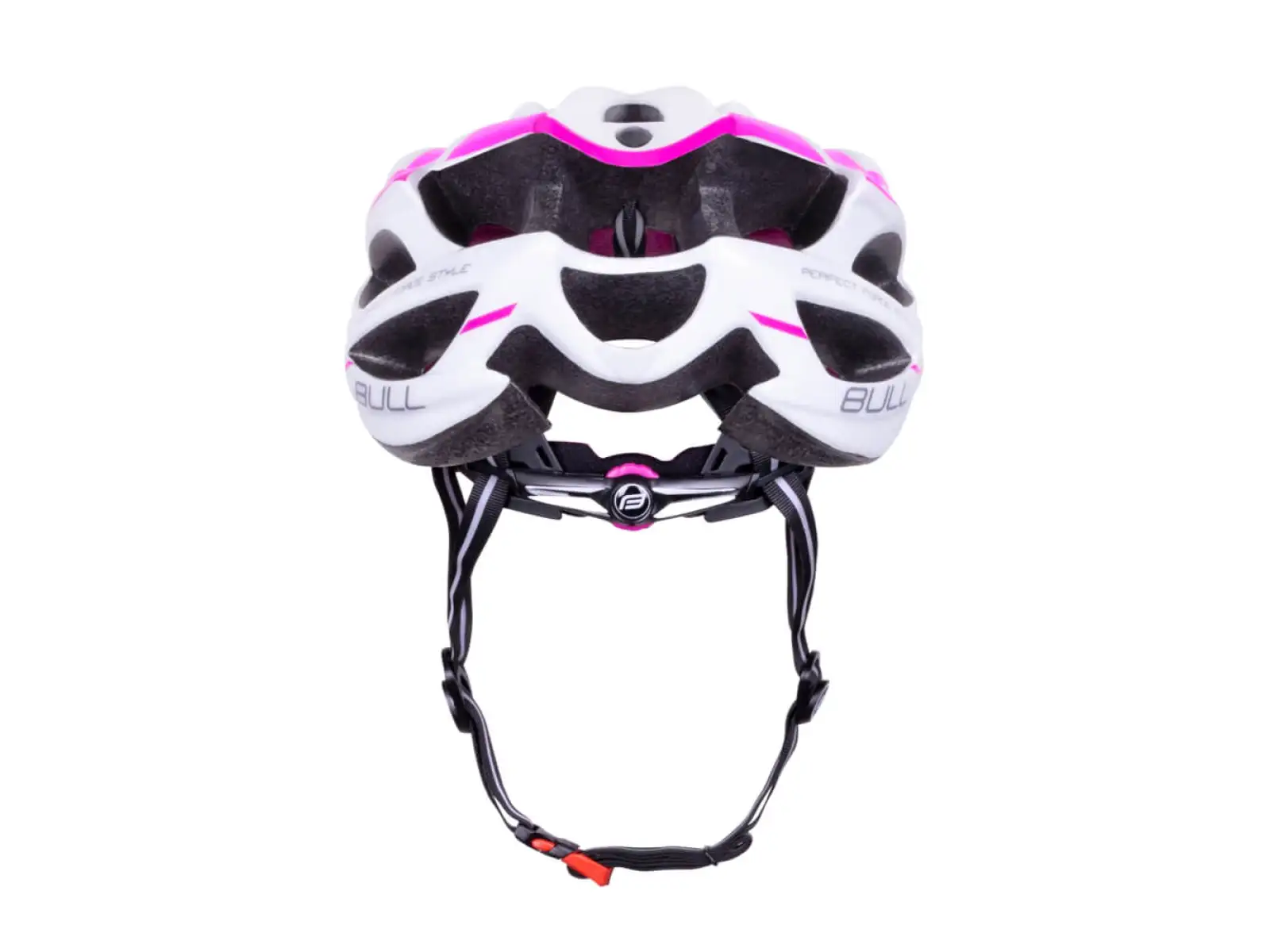 Force Bull kask biały/różowy