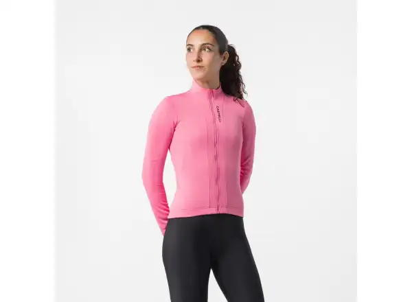Castelli Sinergia 3 damska koszulka z długim rękawem Rosa giro