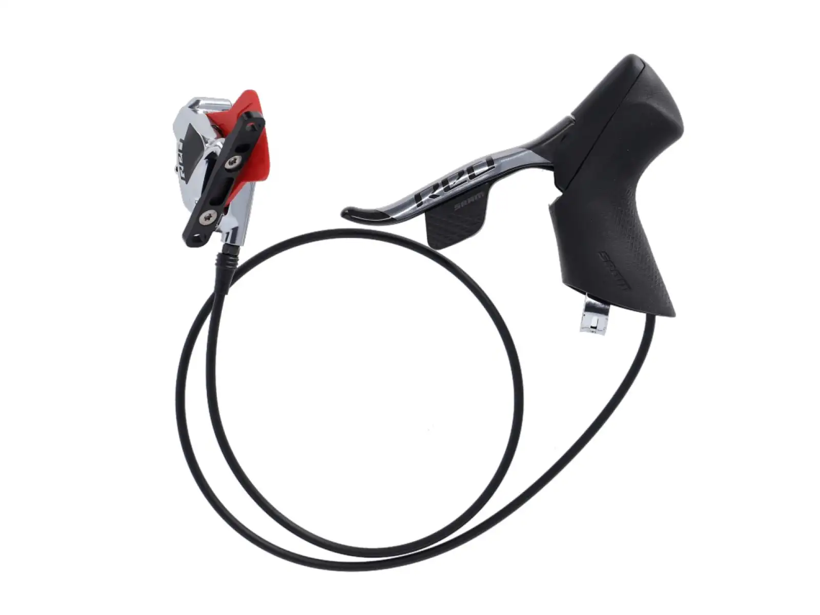 Sram Red eTap AXS D1 prawa dźwignia zmiany biegów / hamulca i zacisk Flat Mount, przewód 1800 mm