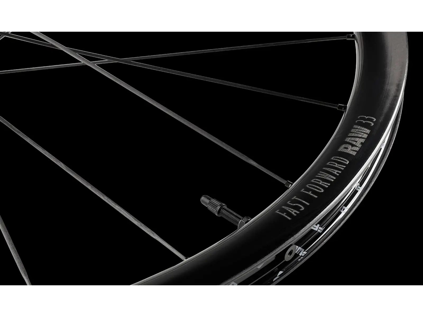 FFWD RAW CS 33 szosowe koła zaplatane Glossy Black