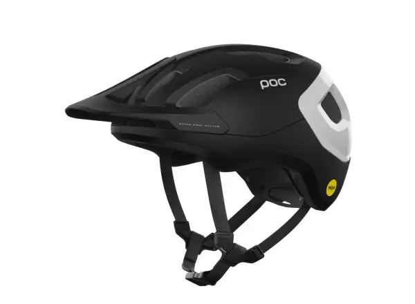 POC Axion Race MIPS kask rowerowy Uranium Black Matt/Hydrogen White