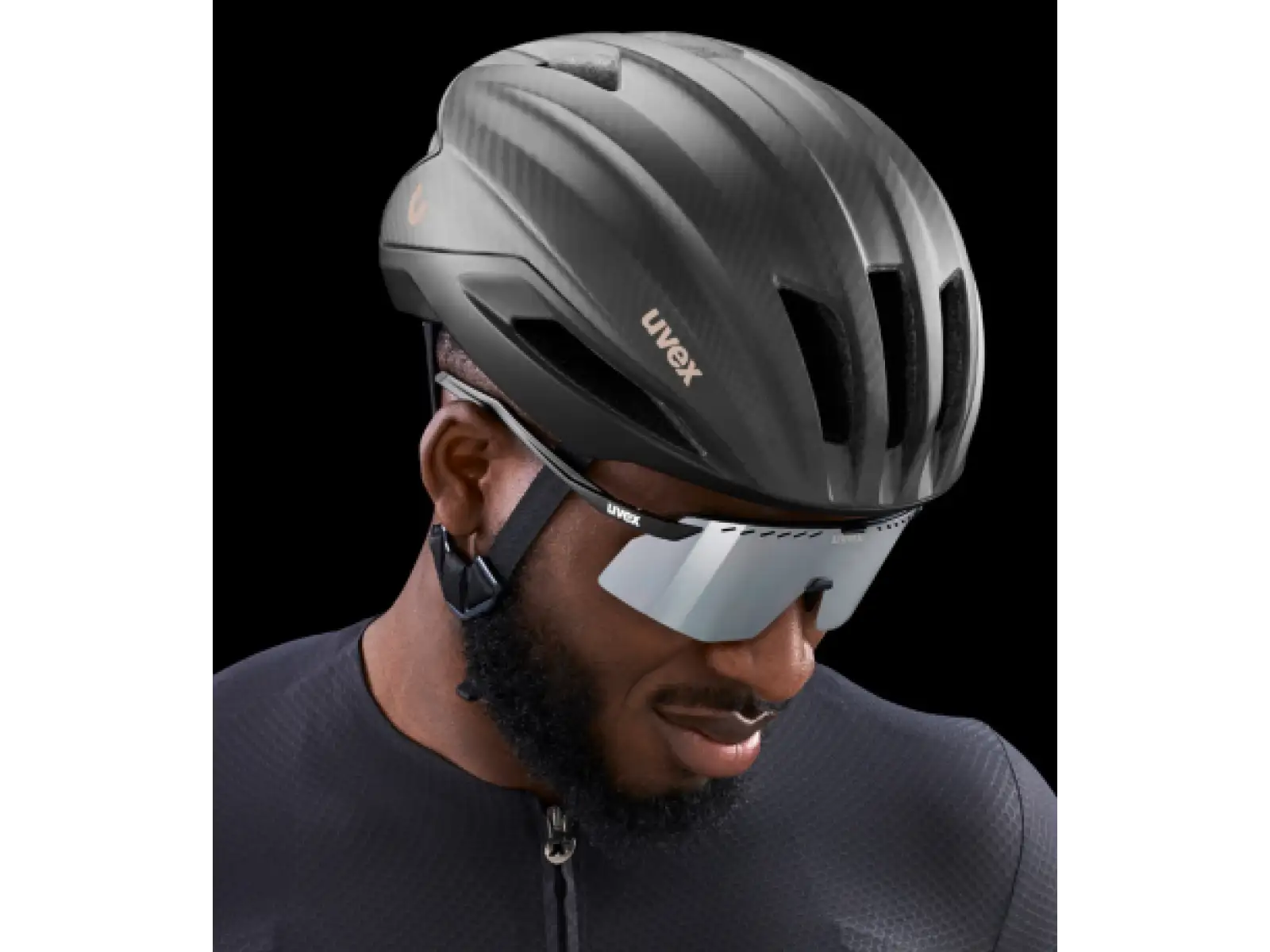 Uvex Ultimate Surge Carbon Mips kask rowerowy All Black Matt