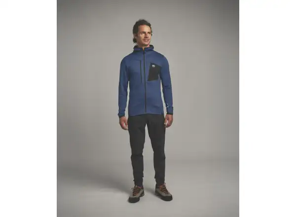 Ortovox Fleece Grid Hoody męska bluza Black Raven