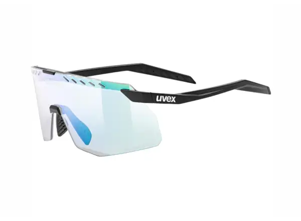 Uvex Pace Stage Variomatic Small okulary Black Matt/Mirror Green