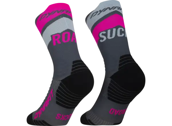 Dynafit Ultra Crew skarpetki do biegania Cinder/Pink Glo