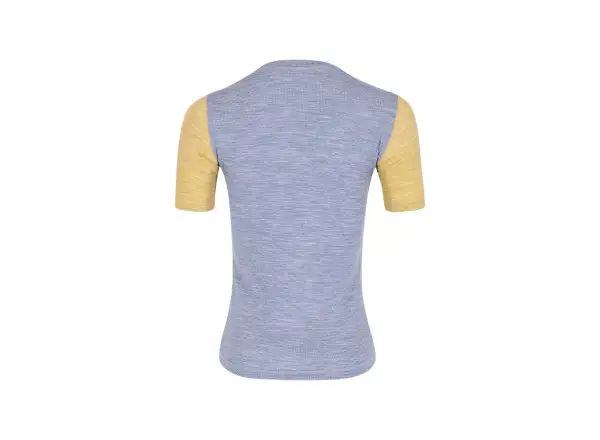 Isadore Kids Merino dziecięca koszulka krótki rękaw Blue Sky