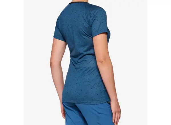 100% Airmatic damski dres krótki rękaw Slate Blue