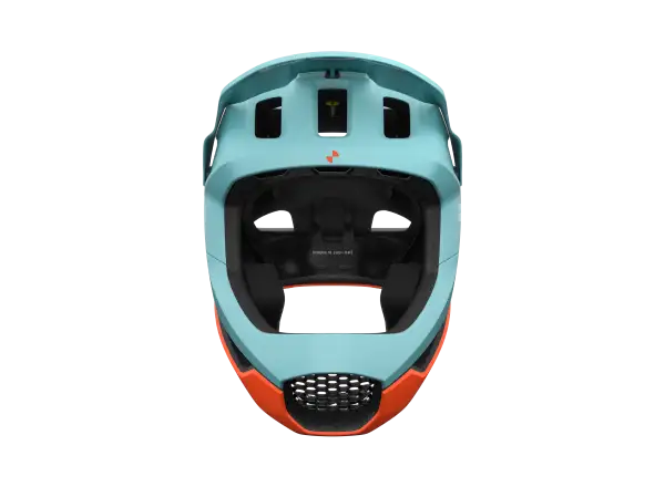 POC Otocon Race MIPS kask Indicolite Blue Matt/Carnelian Orange Matt